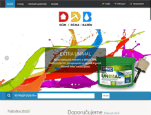 Tablet Screenshot of dumdilnabazen.cz